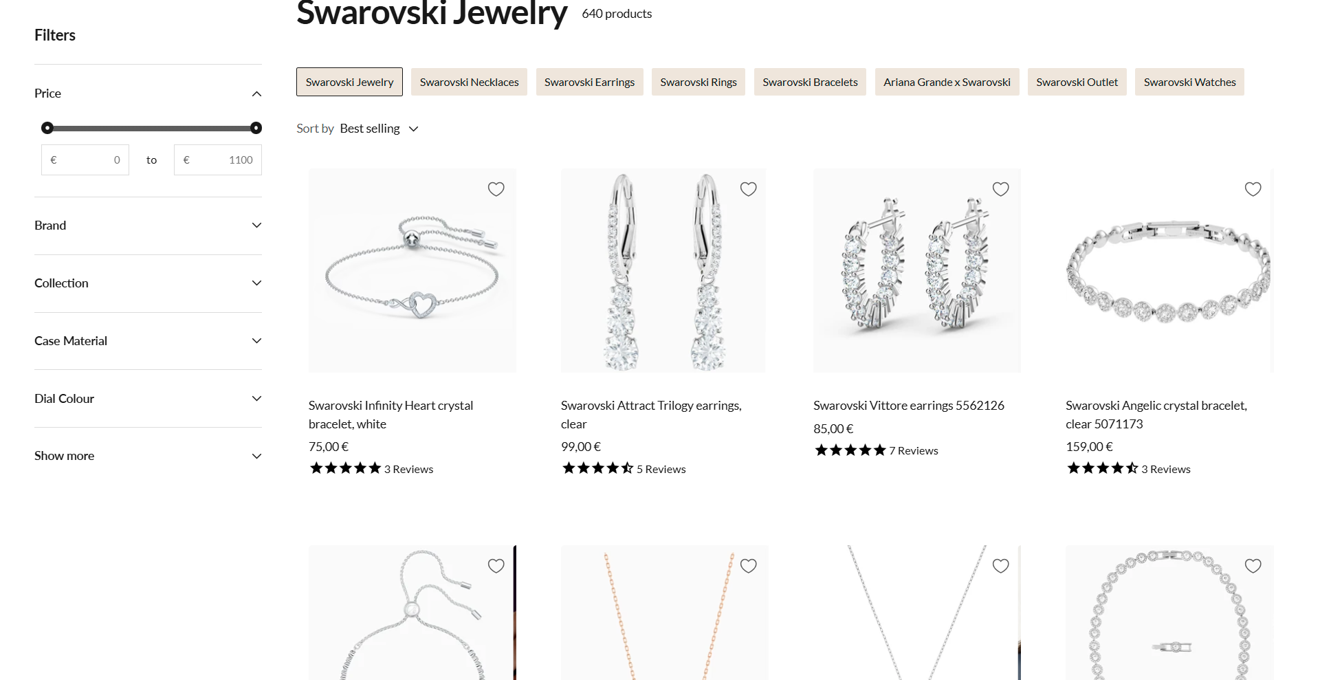 Swarovski Jewelry