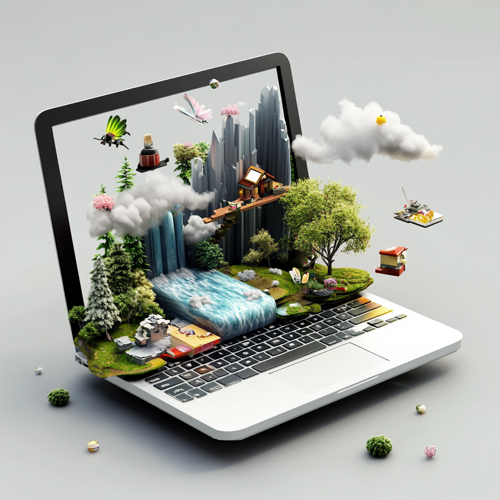 3d website design