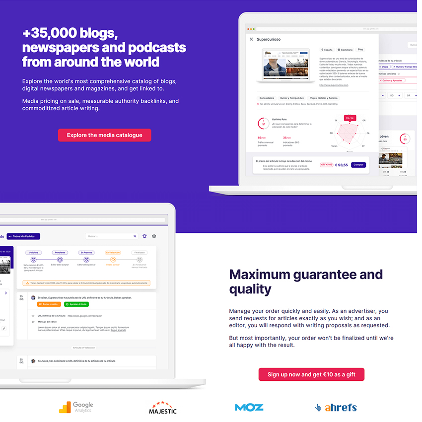 getlinko media catalog